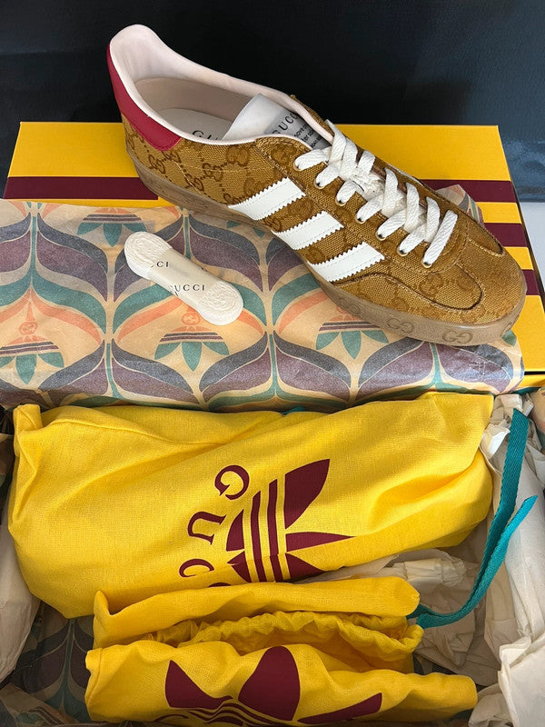 Adidas x Gucci Gazelle Monogram