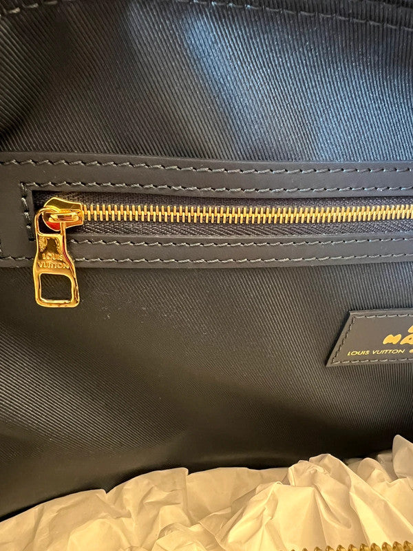 Louis Vuitton Blue Monogram Keepall Bandoulière M45975