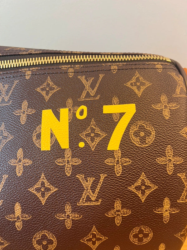 LV Keepall Bandouliere 55 Trunk NO7 Weekend Travel Bag